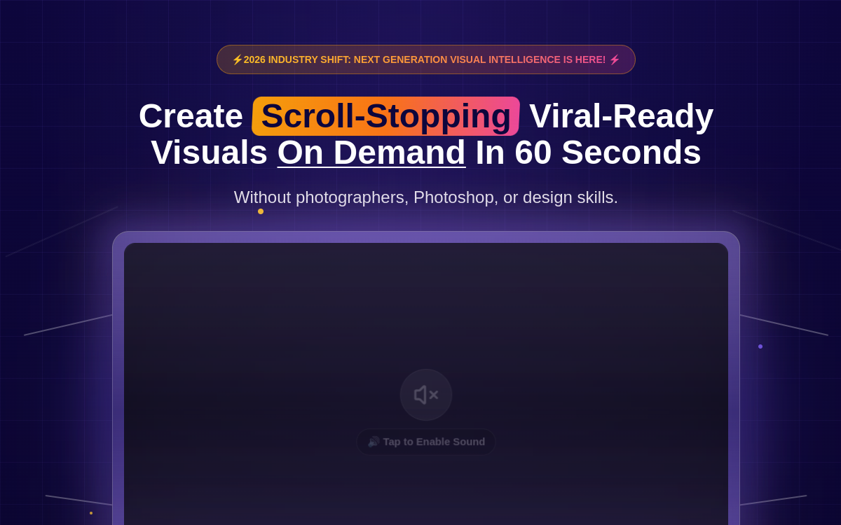 Creativio AI website screenshot