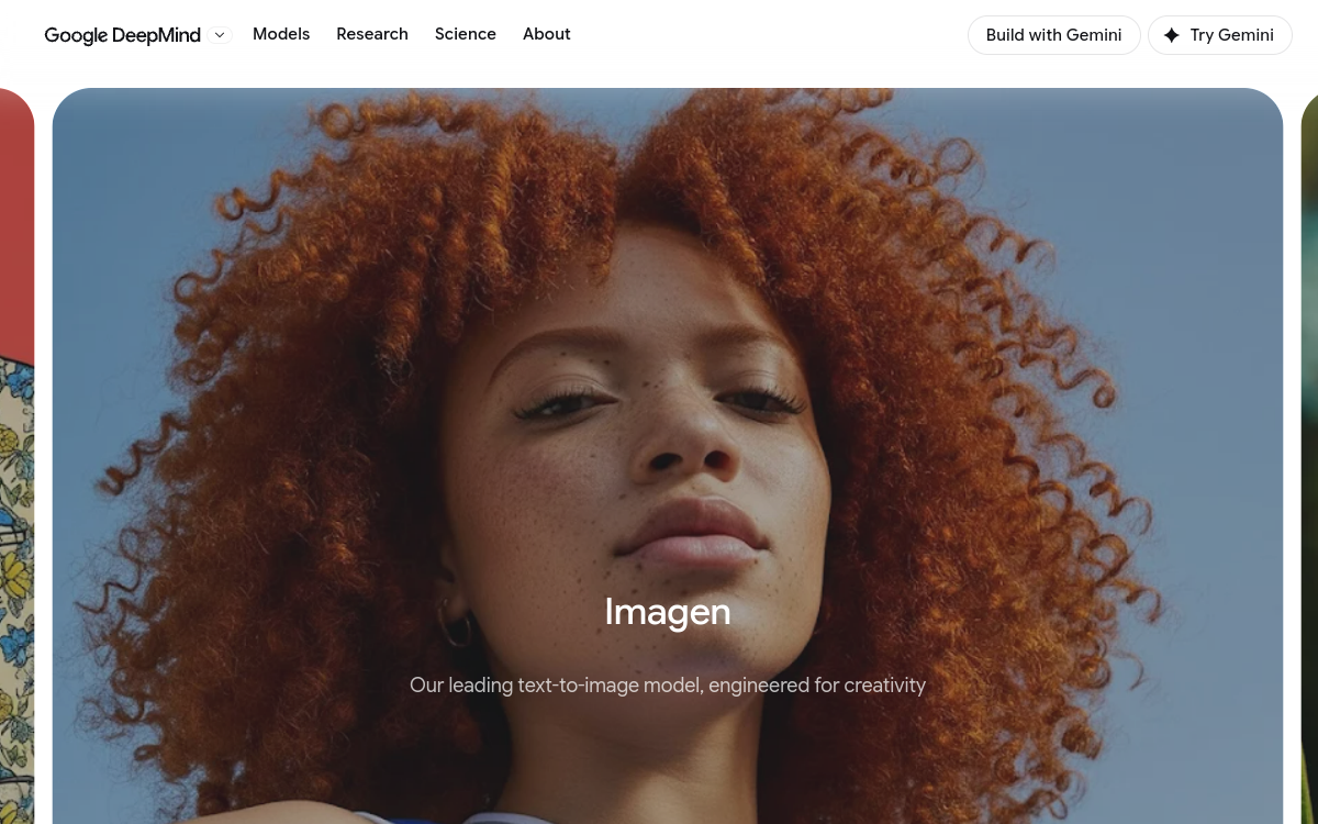 Google Imagen 3 website screenshot
