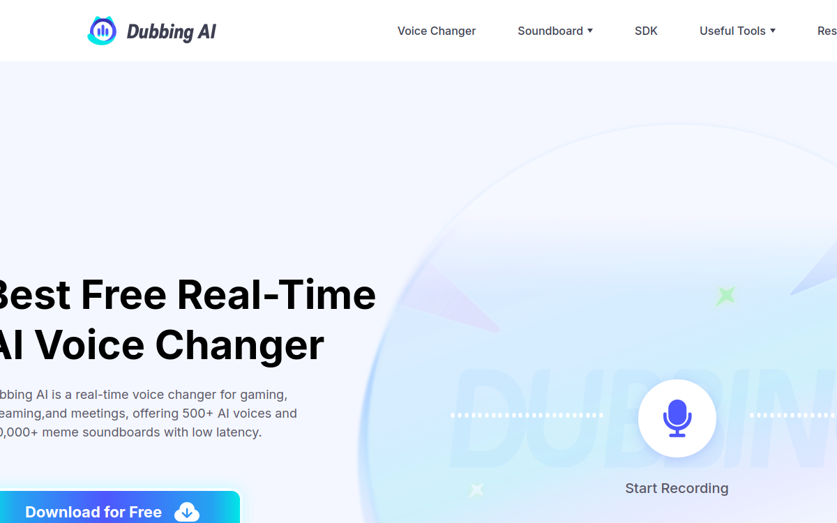 Dubbing AI screenshot