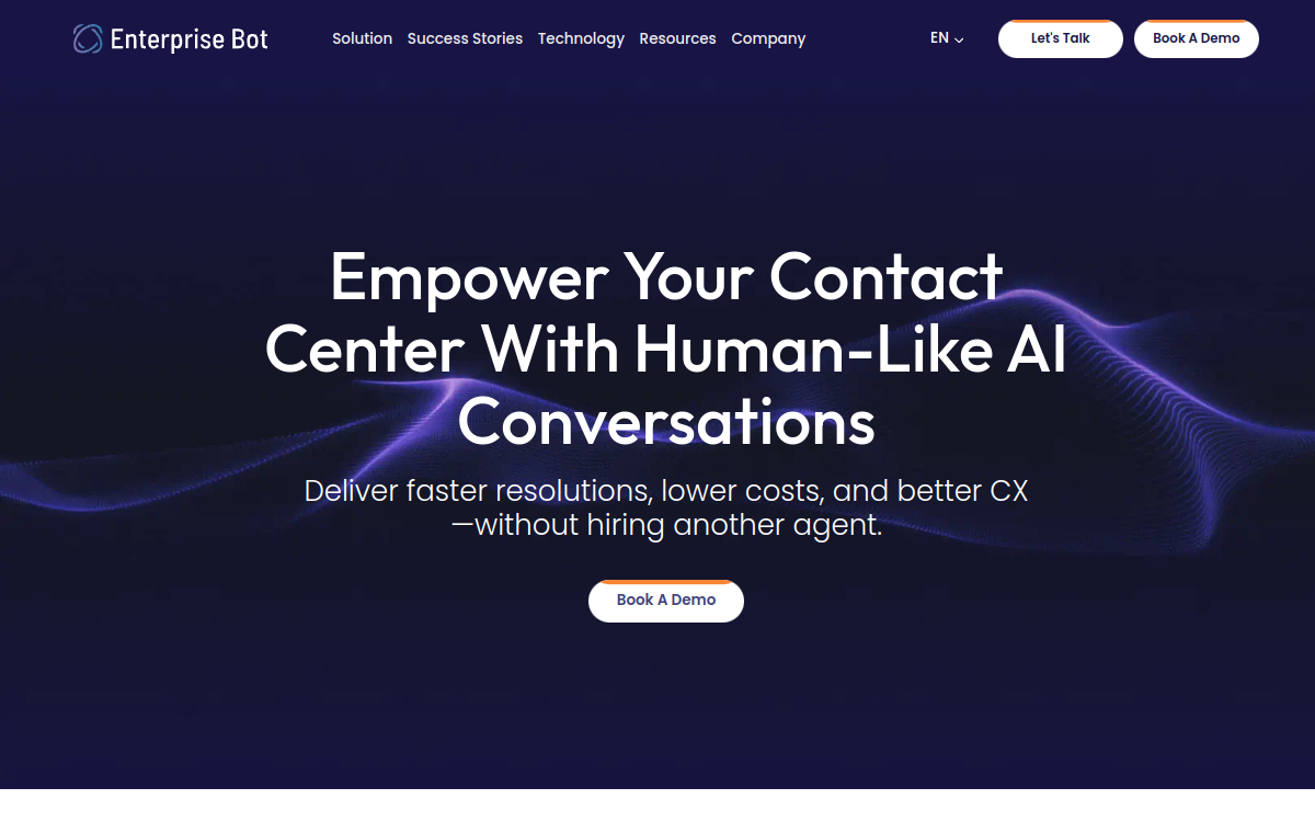 enterprisebot.ai website screenshot
