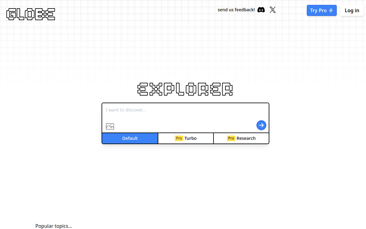 Globe Explorer screenshot