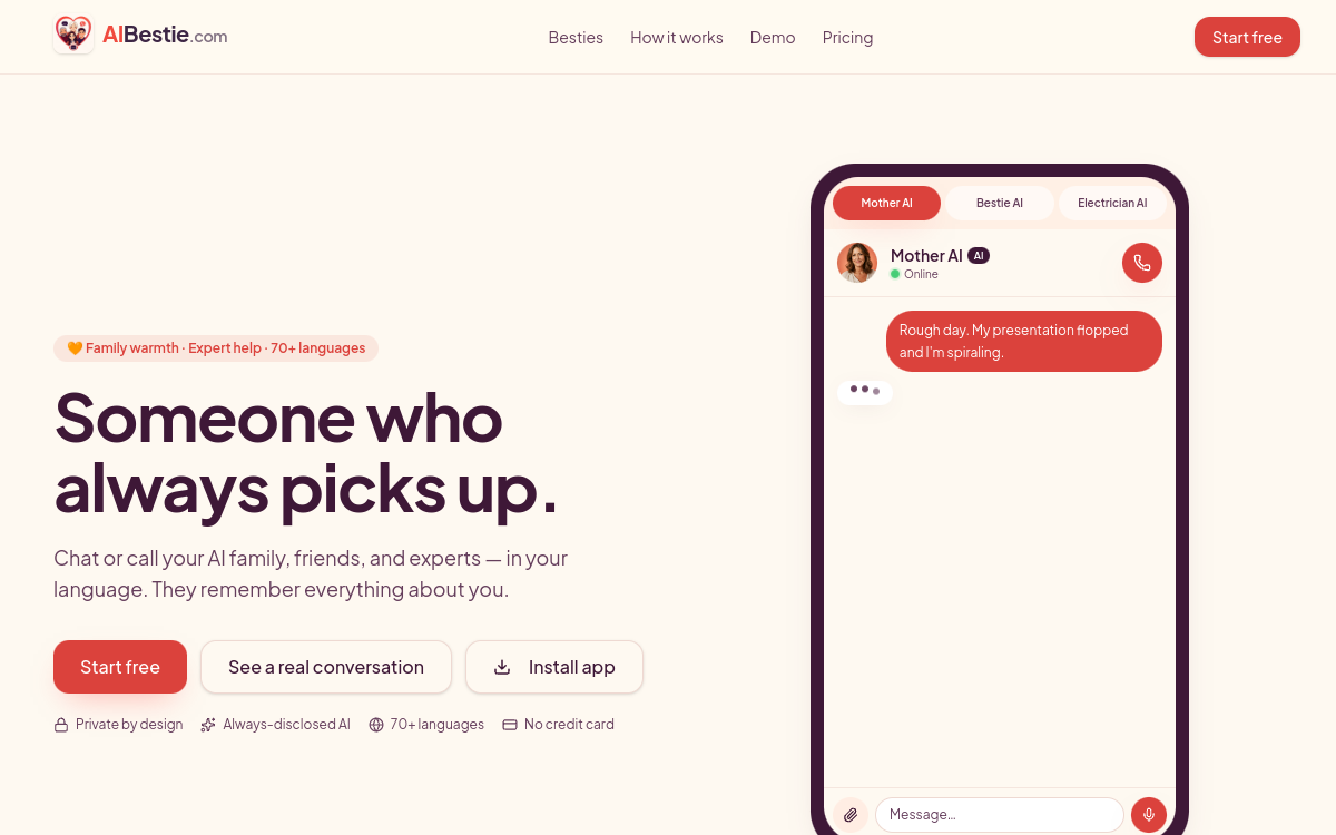 Fallfor.ai website screenshot