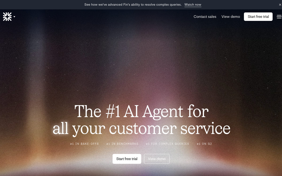 Intercom Fin AI screenshot