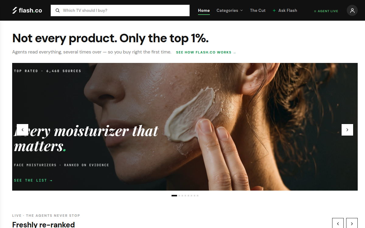 Flash.co website screenshot