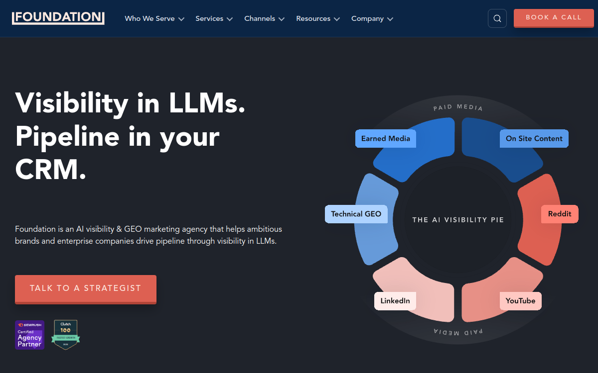 Foundation Inc homepage screenshot