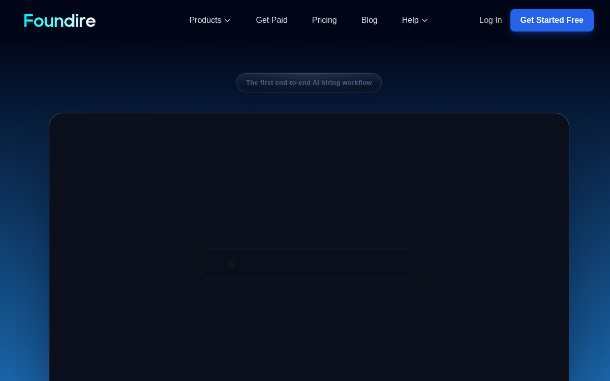 Foundire website screenshot