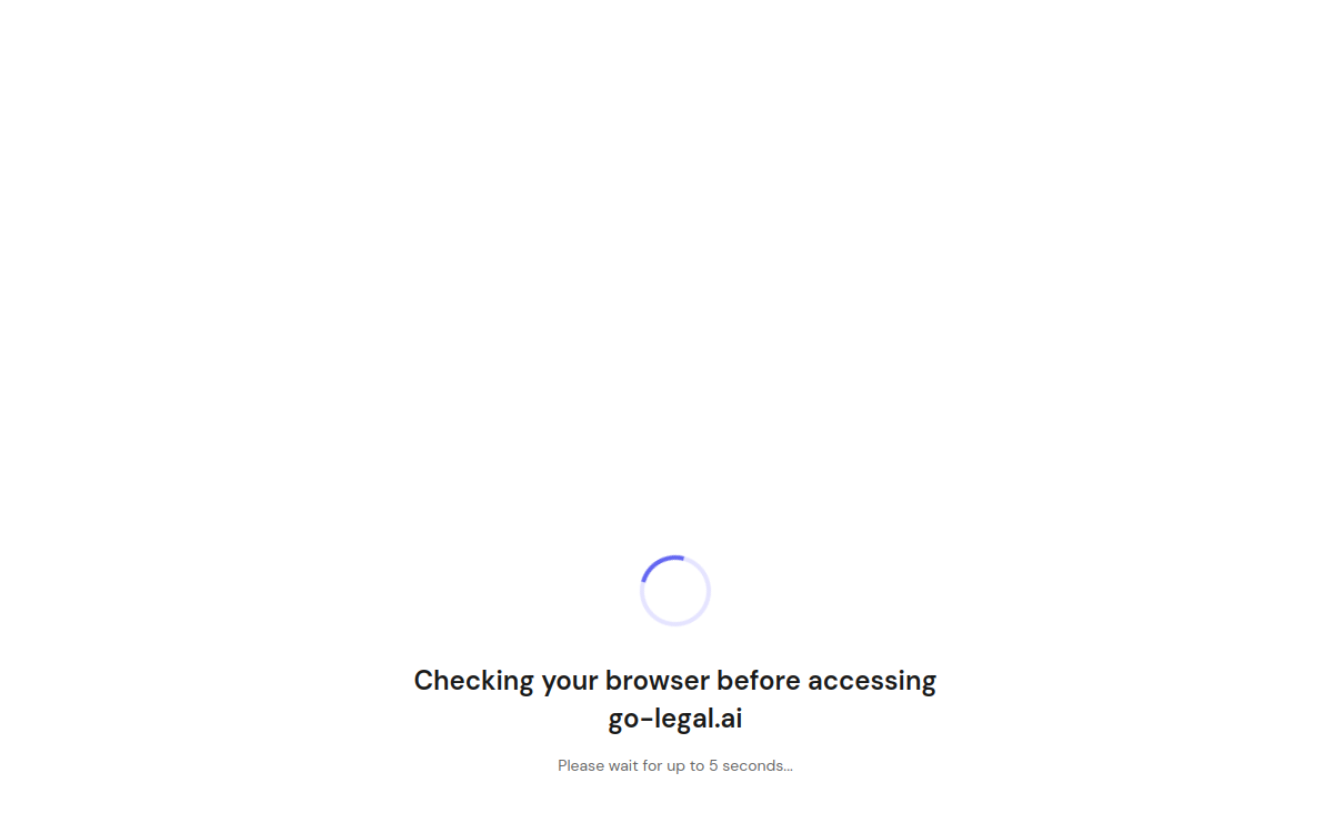 Go Legal Ai website screenshot