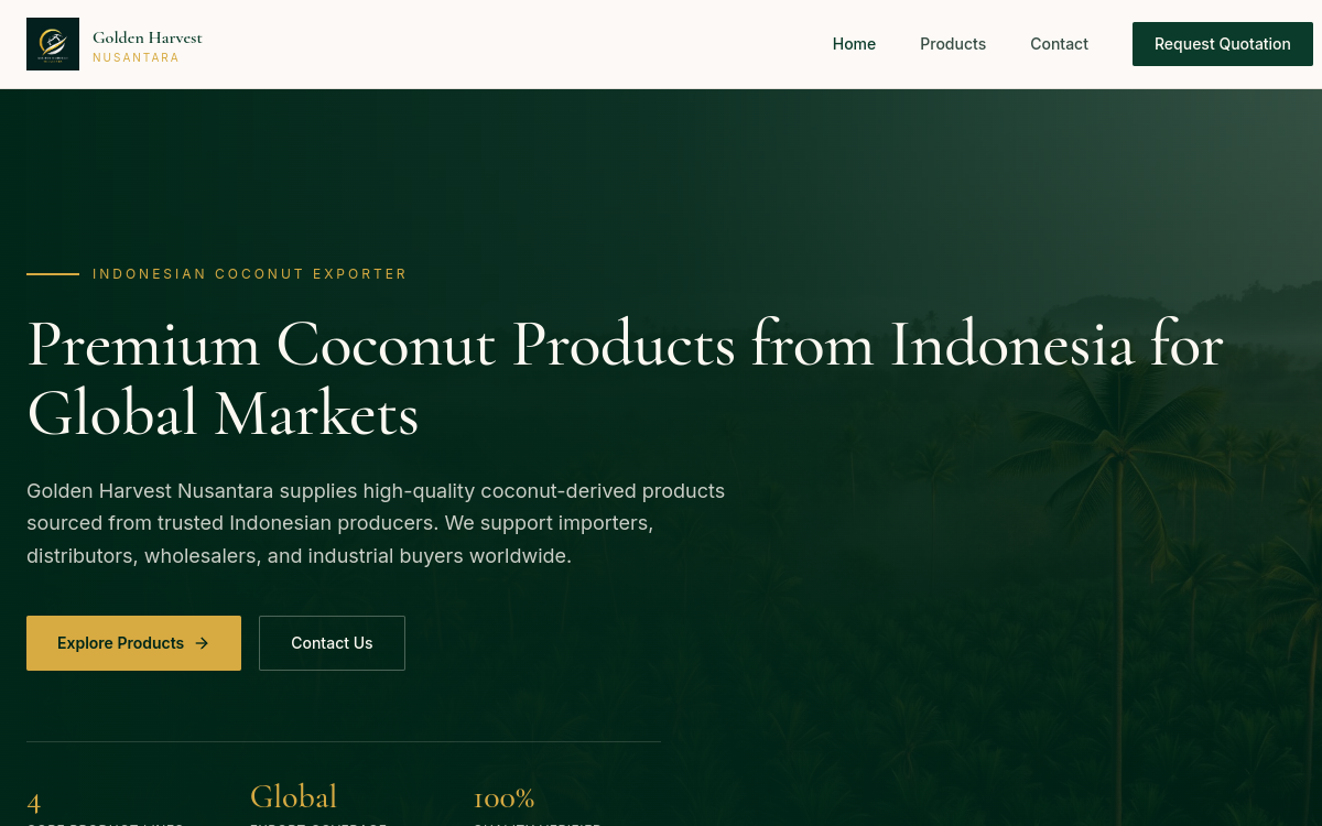 Golden Harvest Nusantara — live screenshot