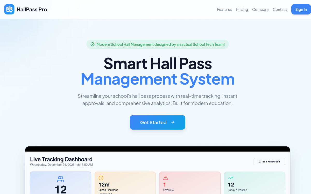 HallPass Pro preview