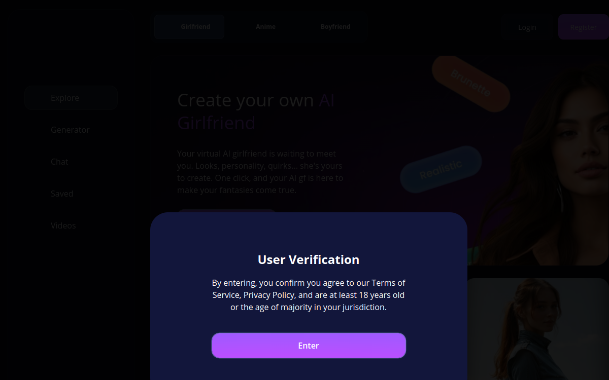 HeraHaven website screenshot