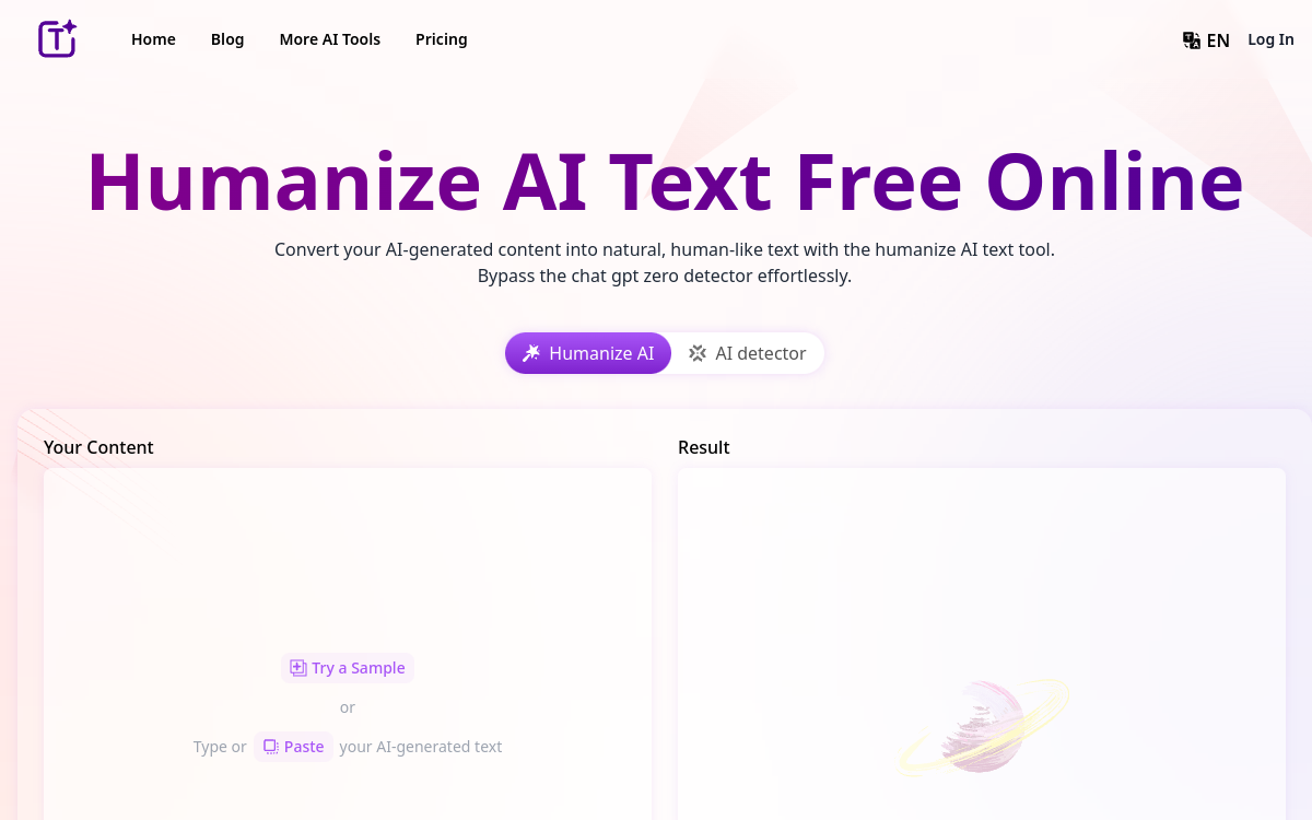 Humanize.im screenshot