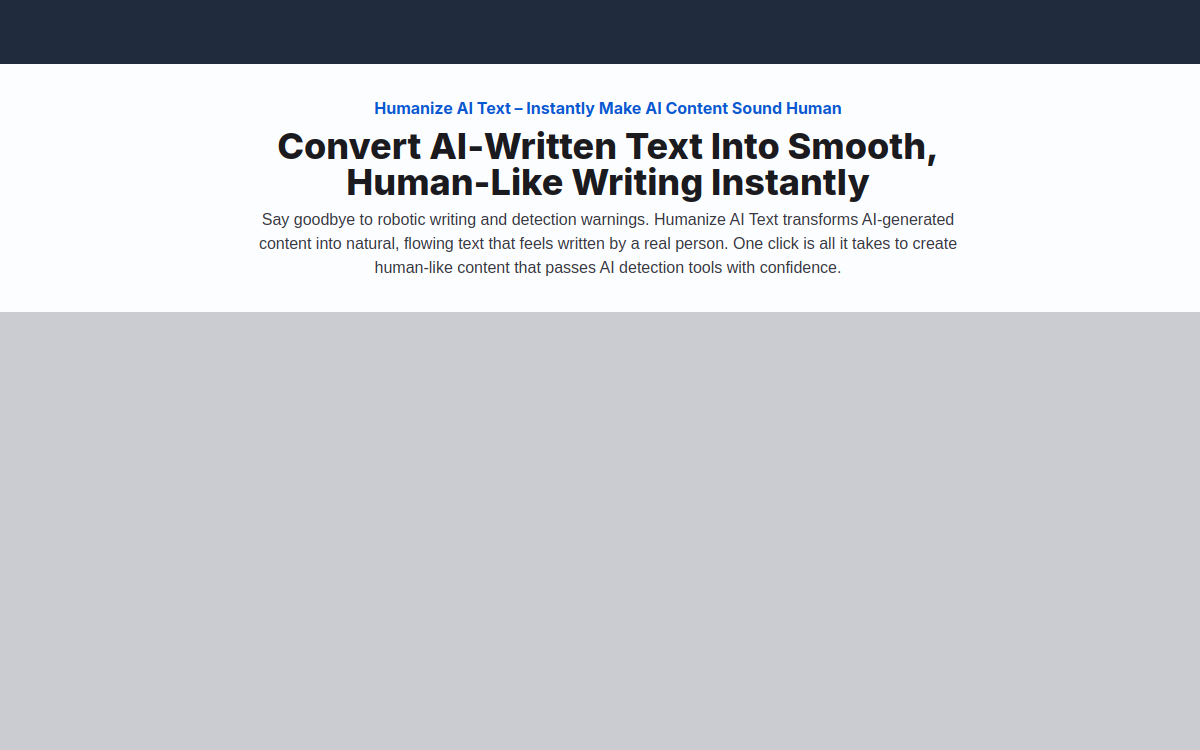 Humanize AI Text screenshot