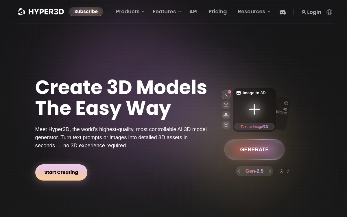 Rodin website screenshot