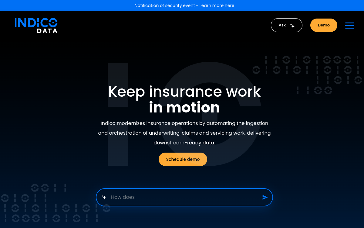 indicodata.ai website screenshot