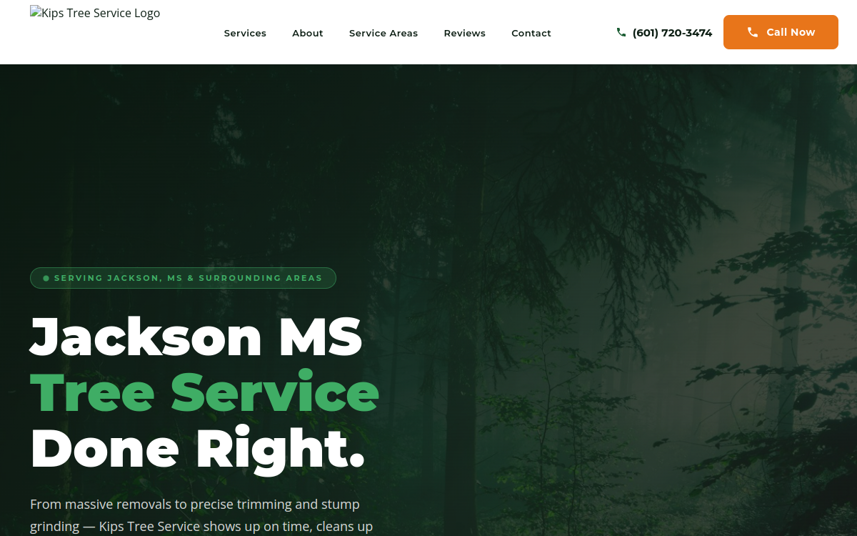 Client website built by Peak Leads