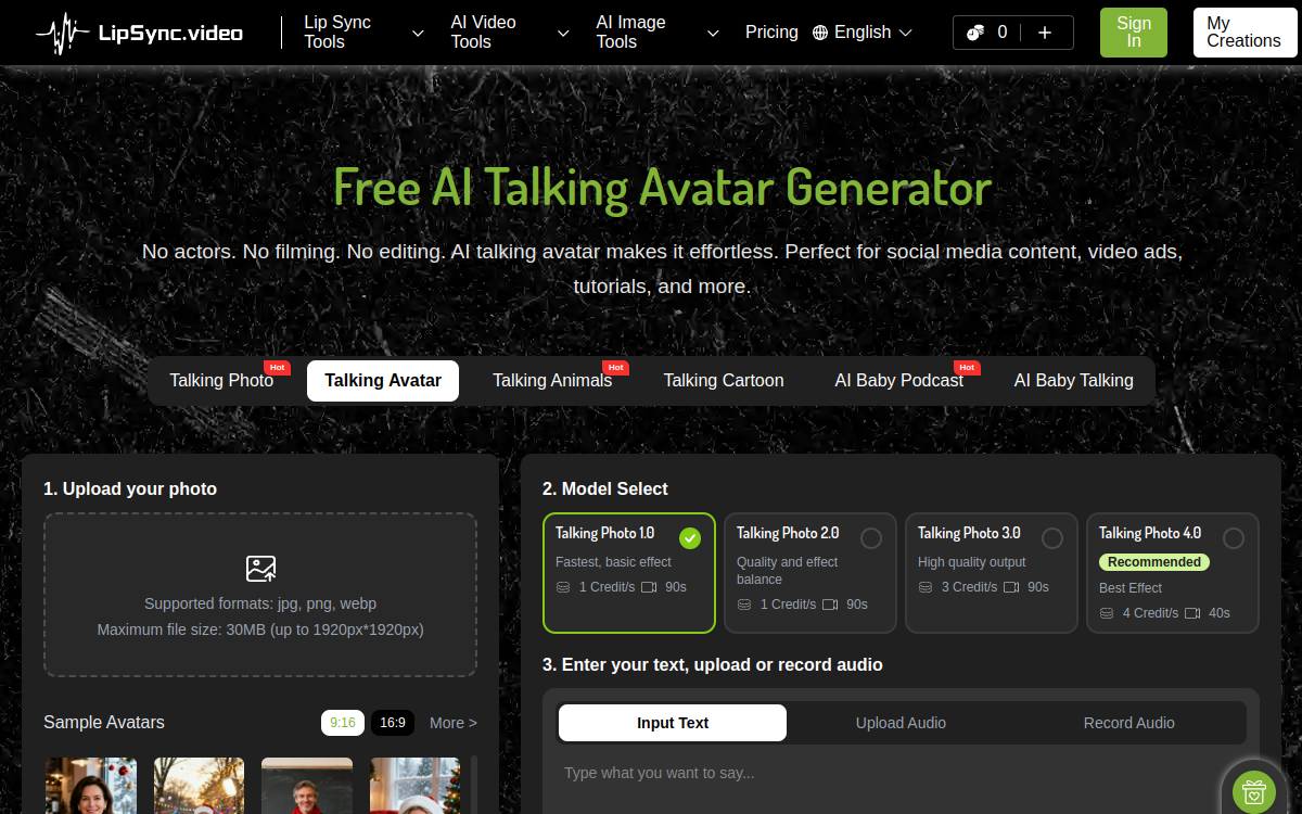 Talking Avatar AI screenshot