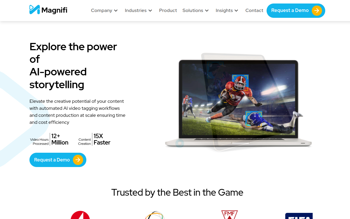 magnifi.ai website screenshot