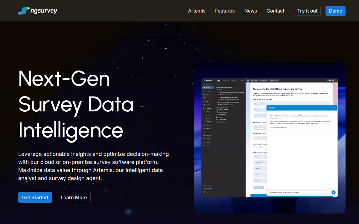 ngsurvey.com website screenshot