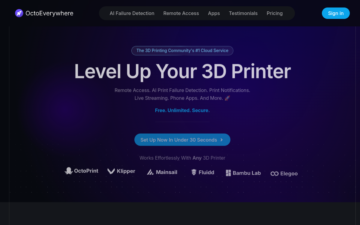 OctoEverywhere website screenshot