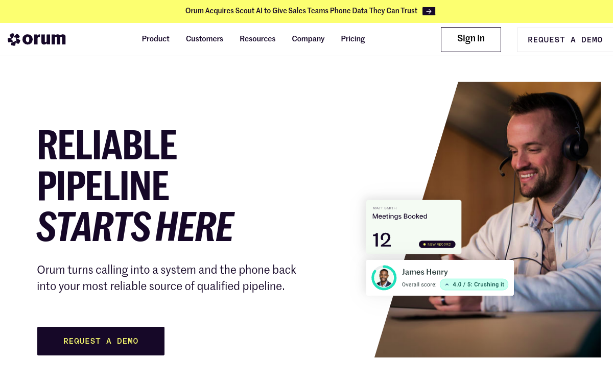 orum.com website screenshot