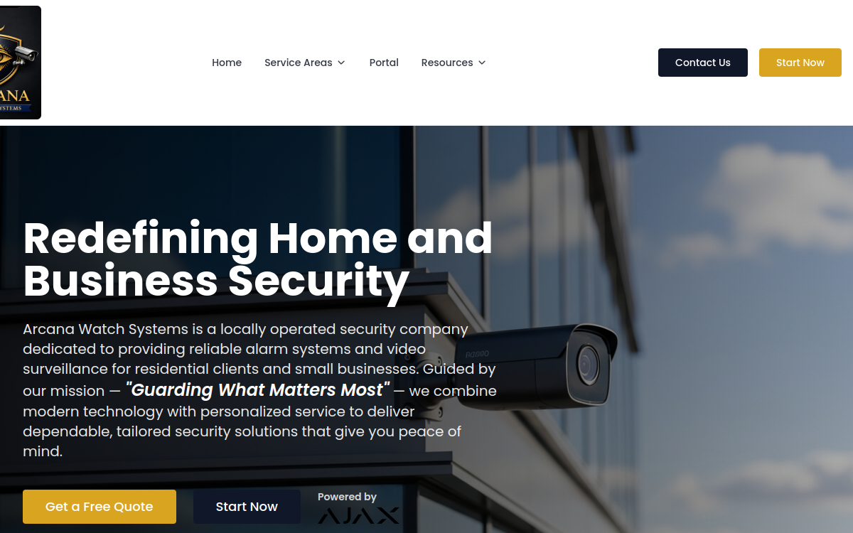 Peak Blue website preview