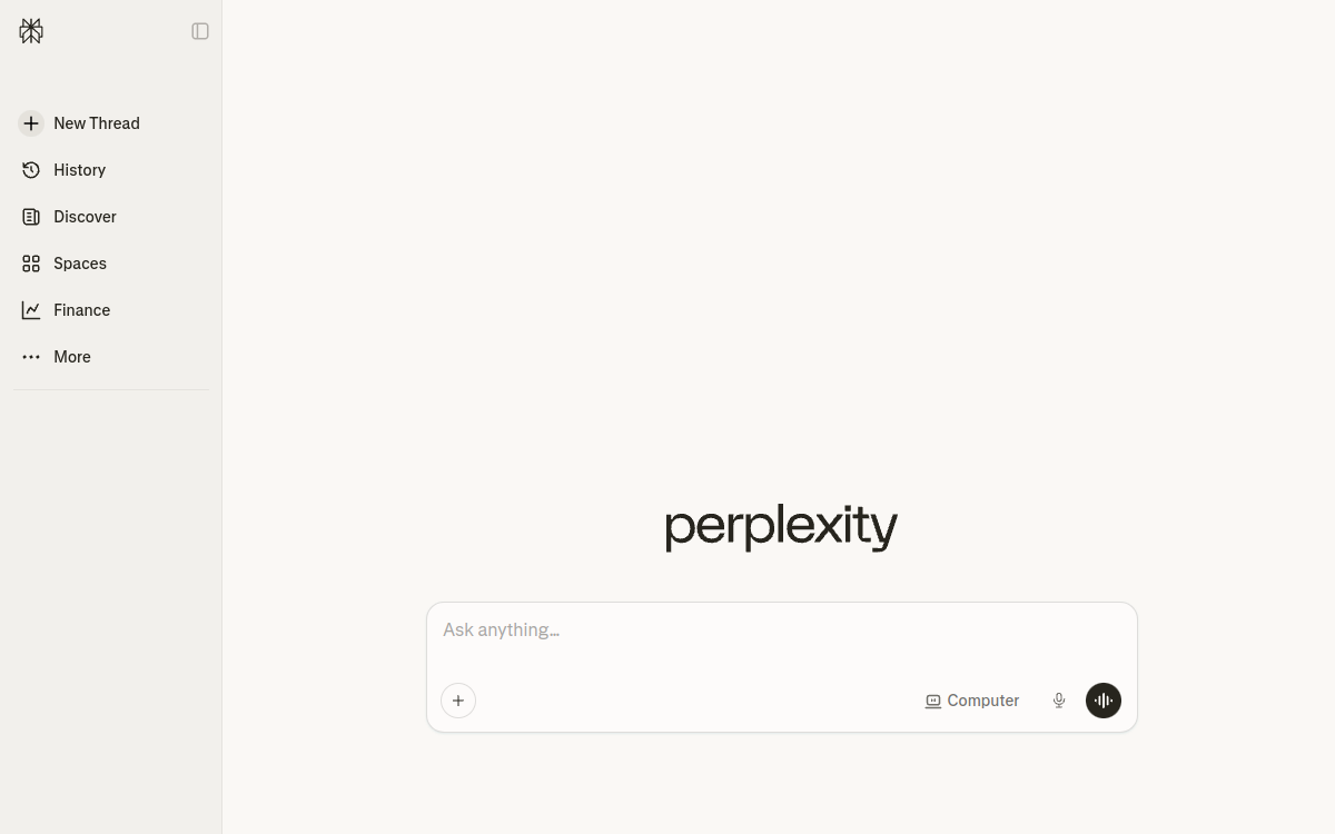 Perplexity screenshot