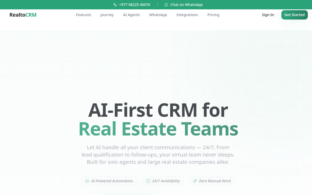 RealtoCRM preview