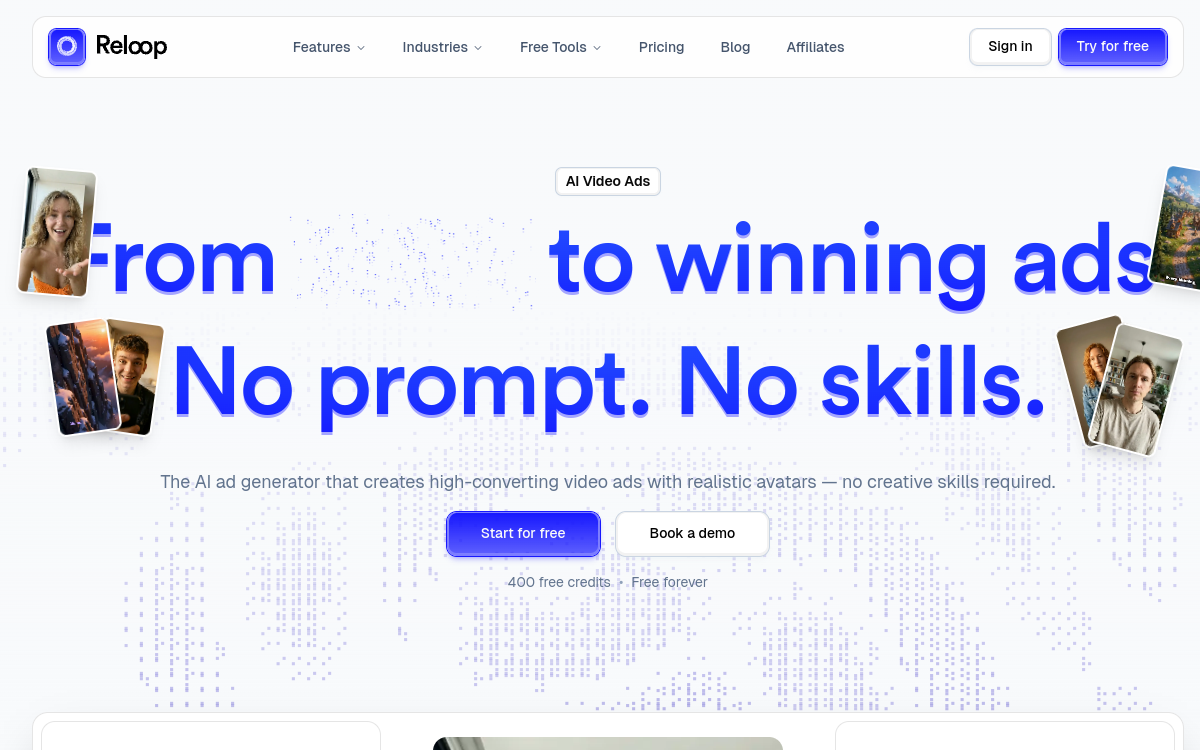 Reloop website screenshot