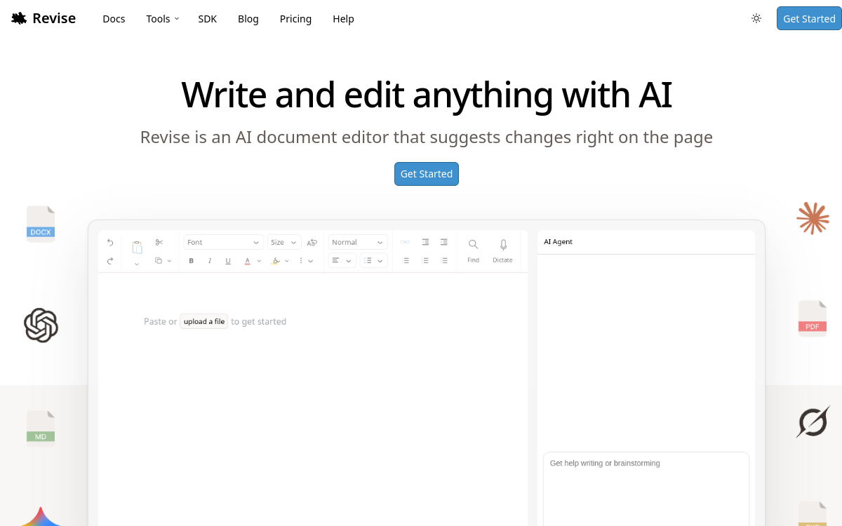 Revise - 1 website screenshot