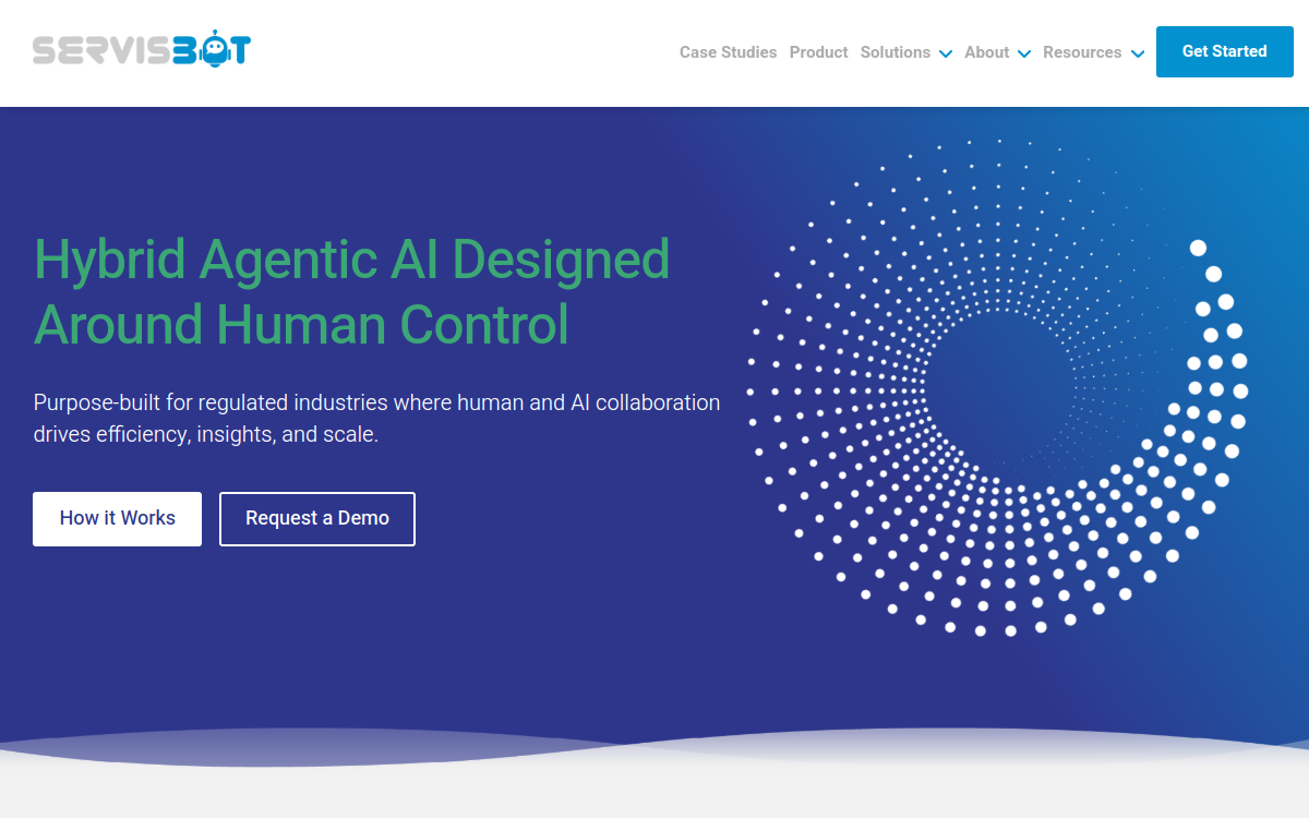 servisbot.com website screenshot