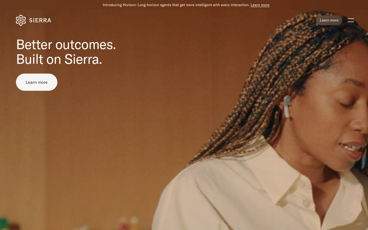 Sierra website screenshot