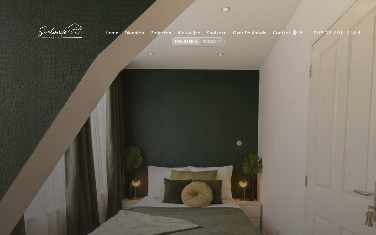 Soulmade Interior website preview