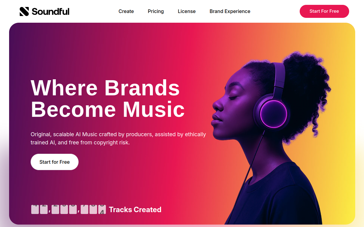Soundful website screenshot