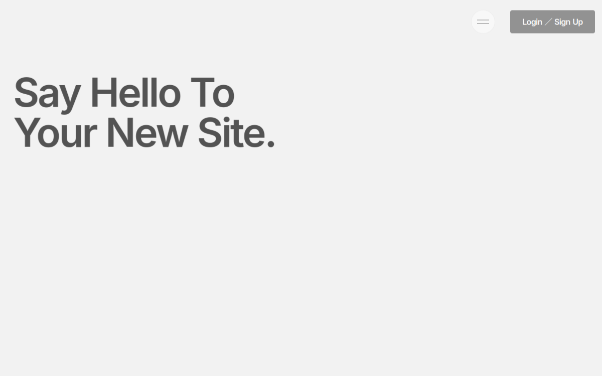 Studio website screenshot