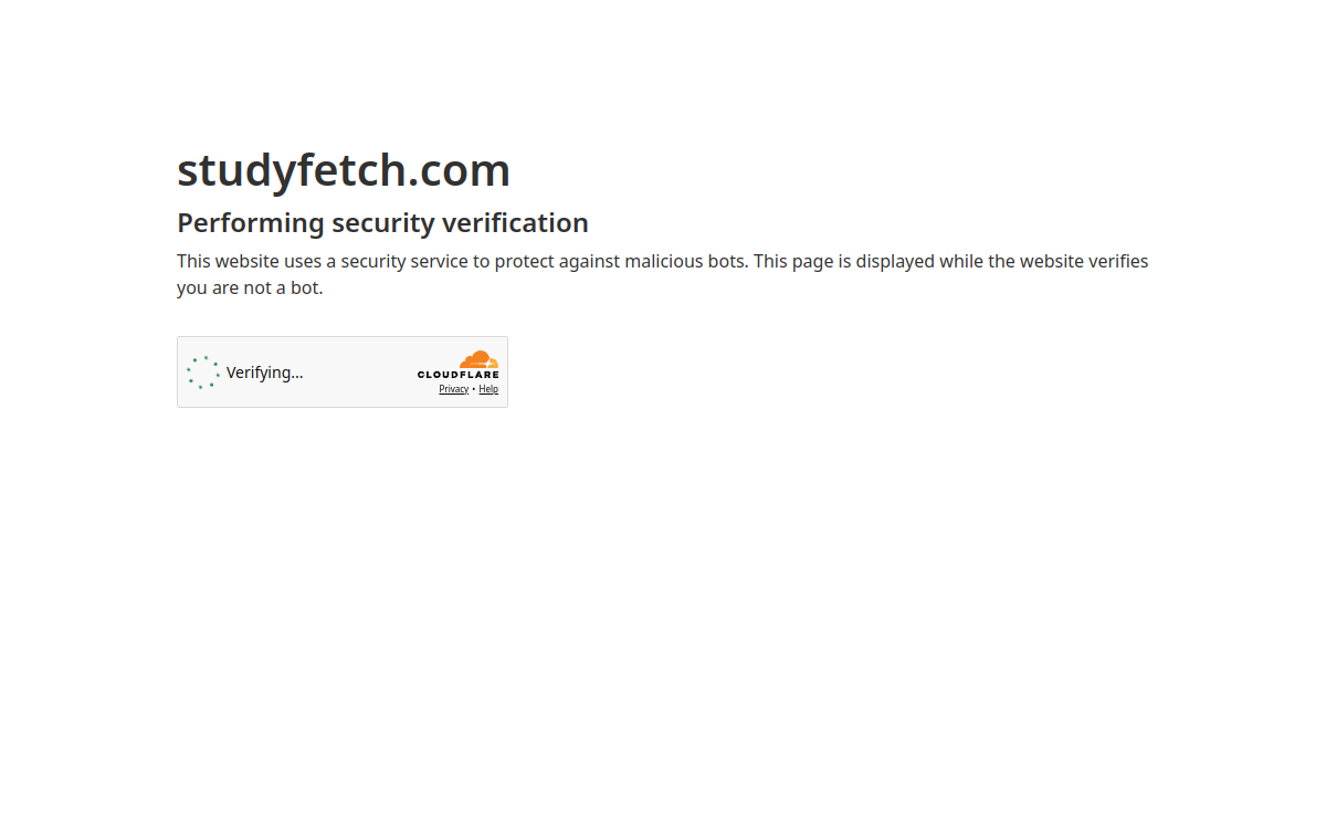 Study Fetch website screenshot