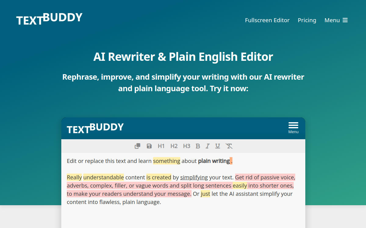 Textbuddy screenshot