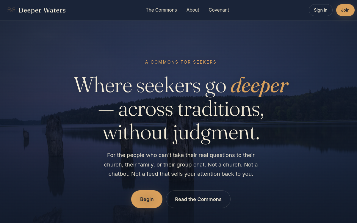 Deeper Waters
