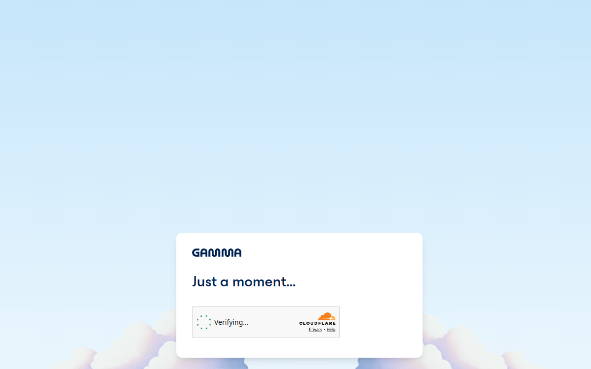 Gamma 网站预览