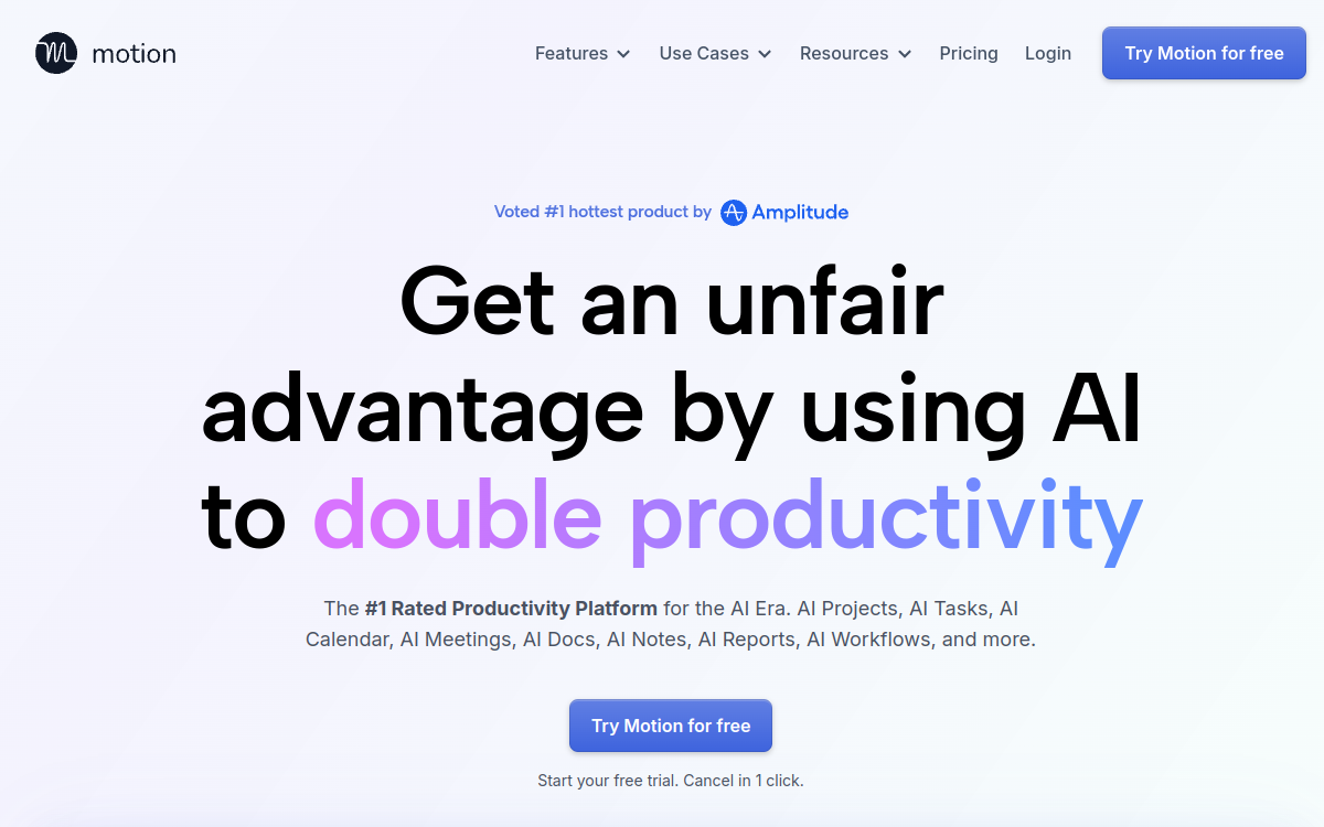 Motion screenshot