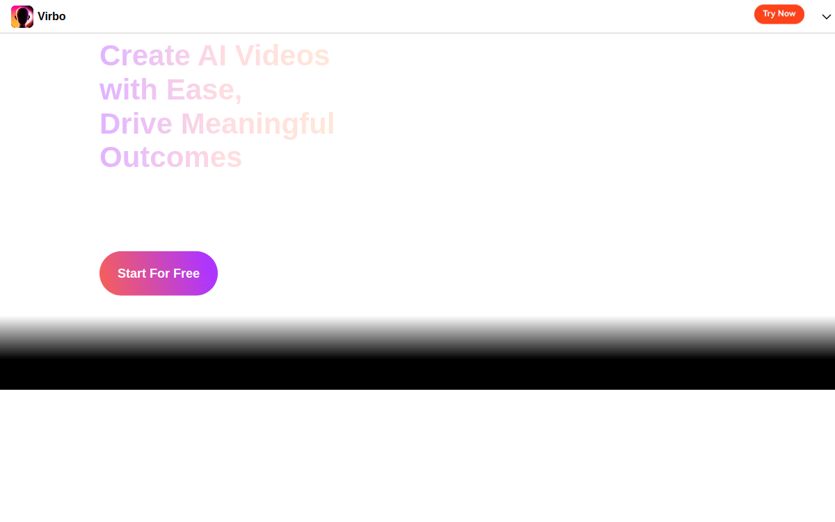 WonderShare Virbo website screenshot