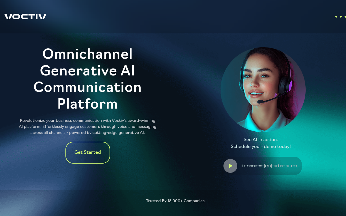 Voctiv website screenshot