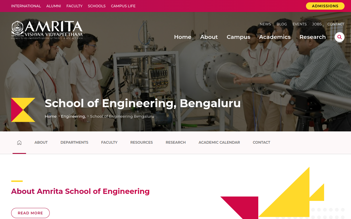 Amrita School of Engineering official campus