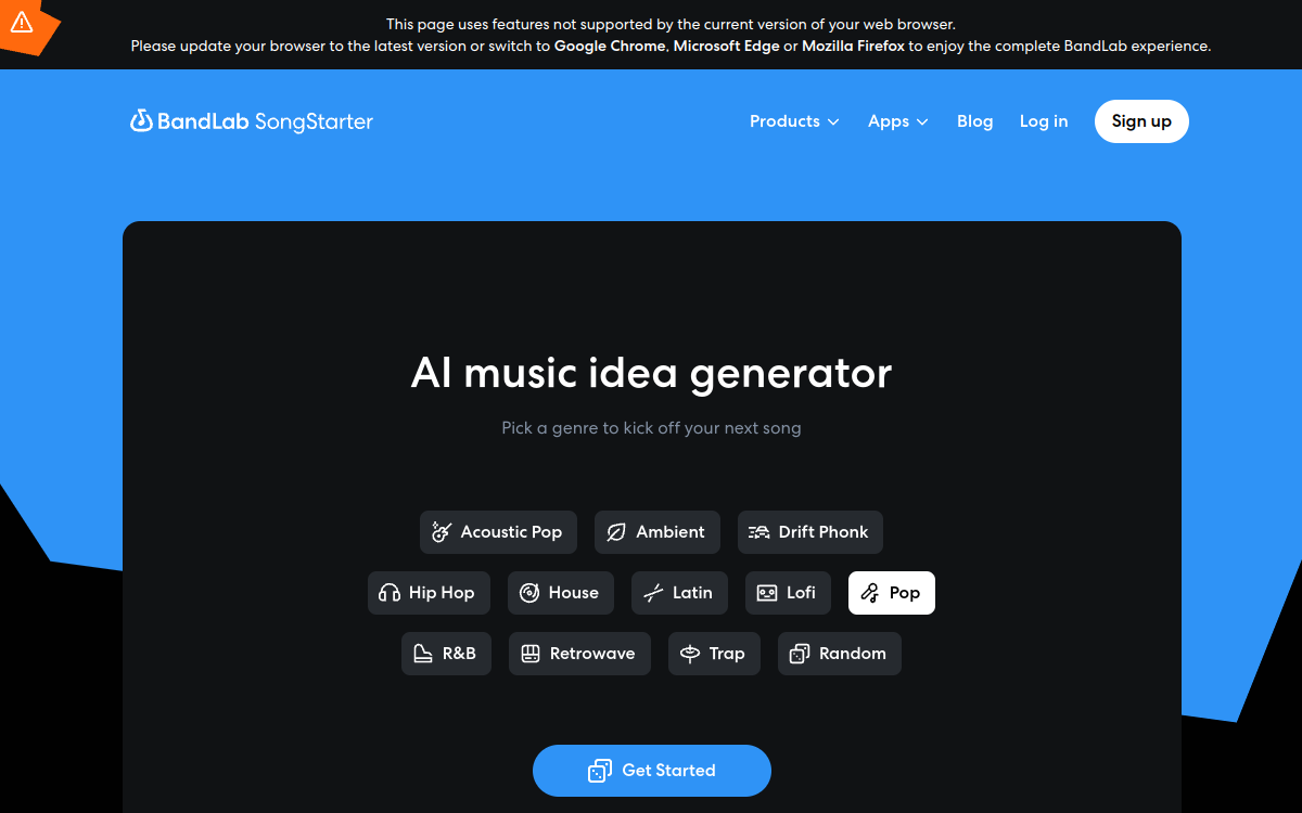 BandLab SongStarter screenshot