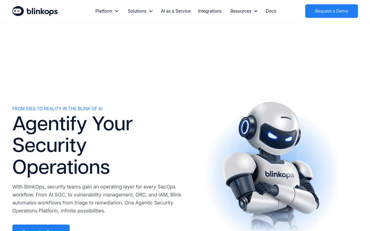 Blink Copilot website screenshot