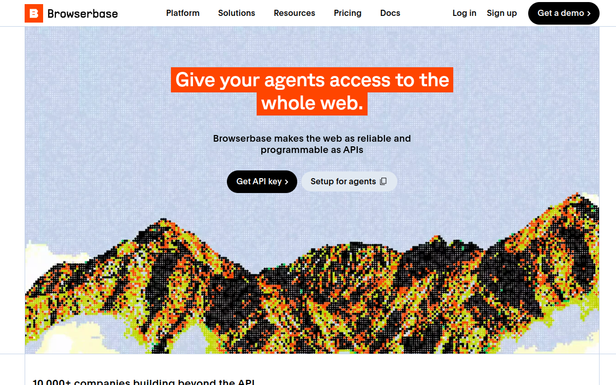 Browserbase website screenshot