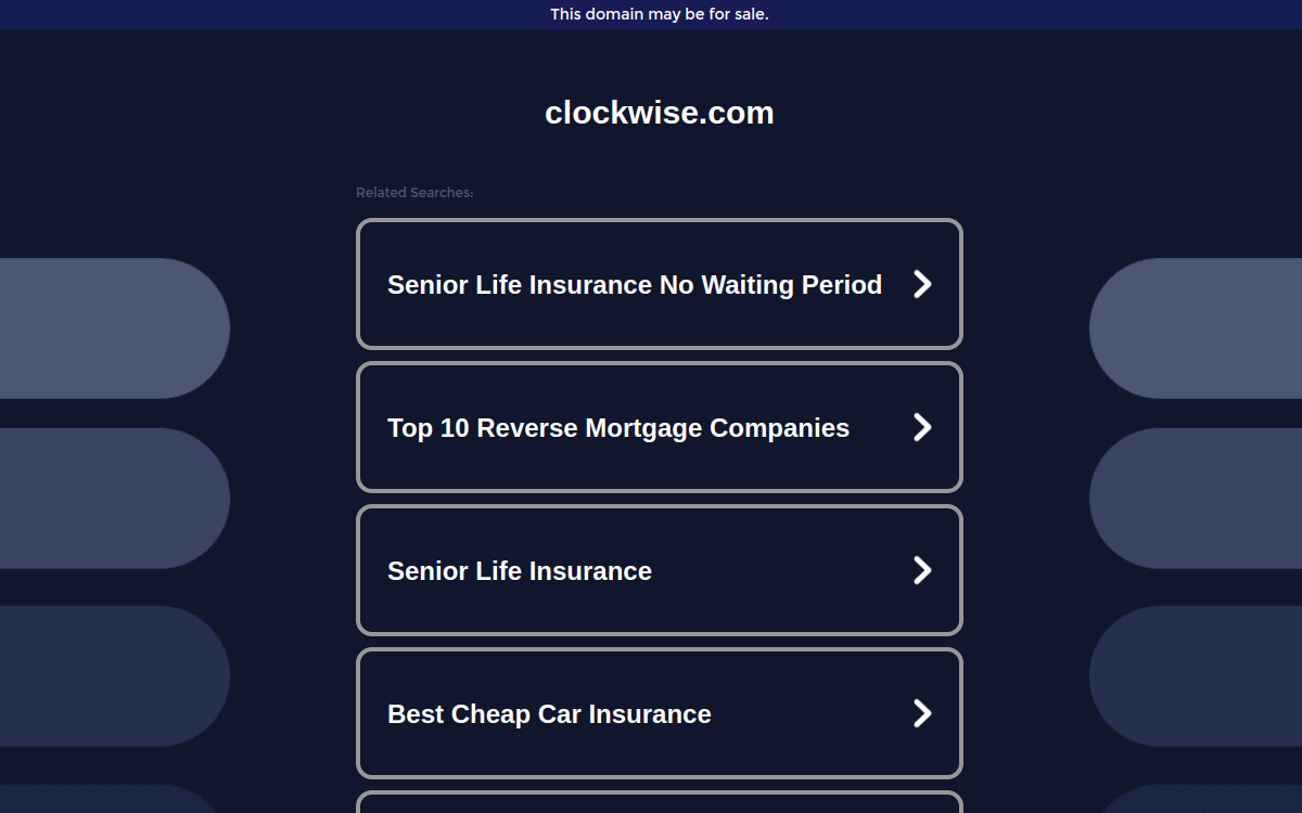 Clockwise screenshot