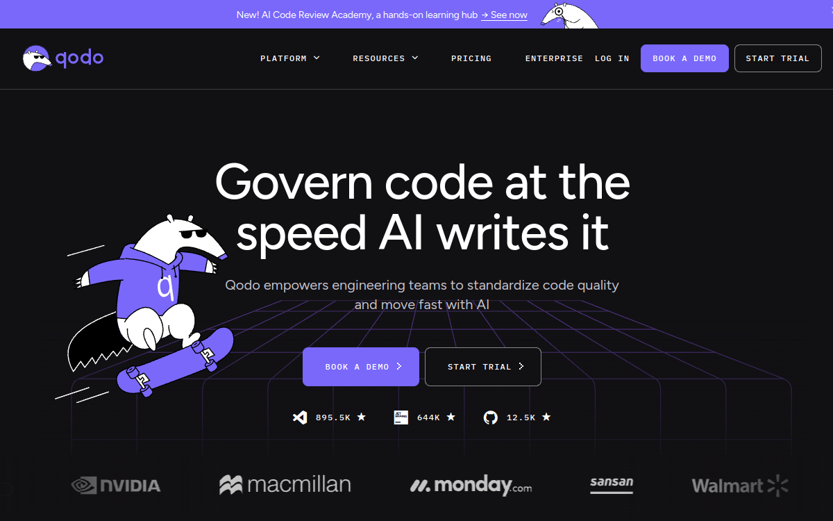 CodiumAI website screenshot
