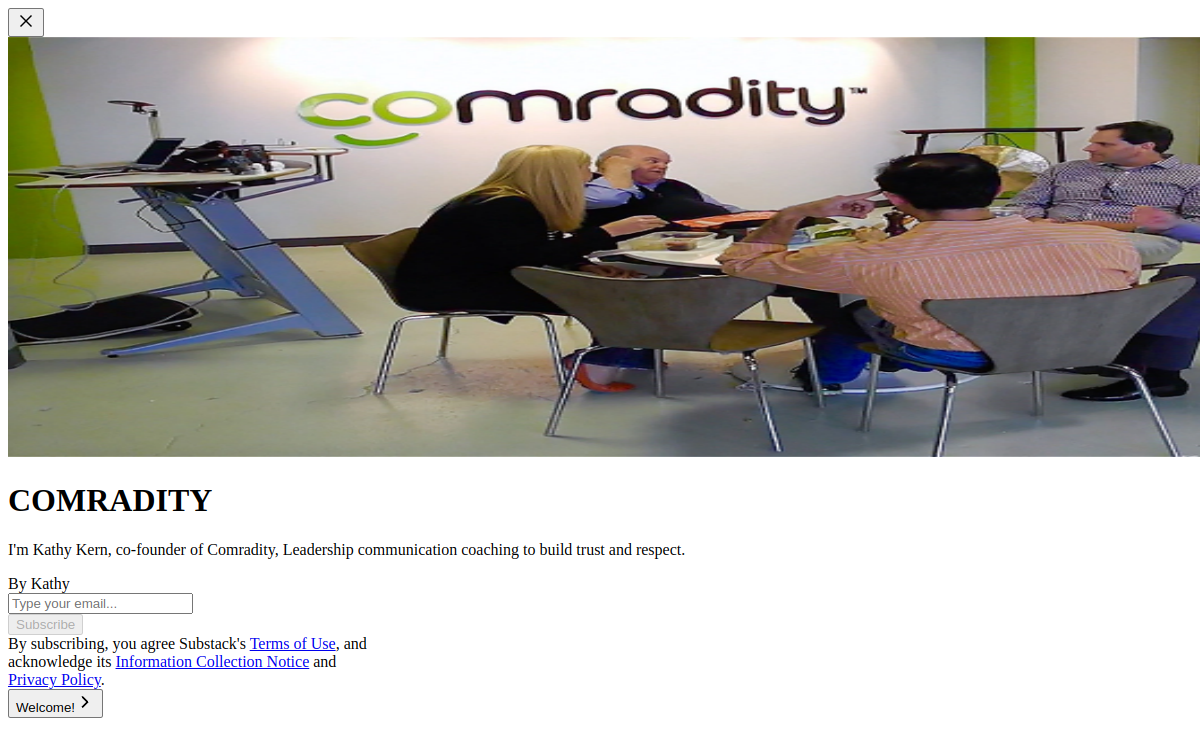 Comradity screenshot