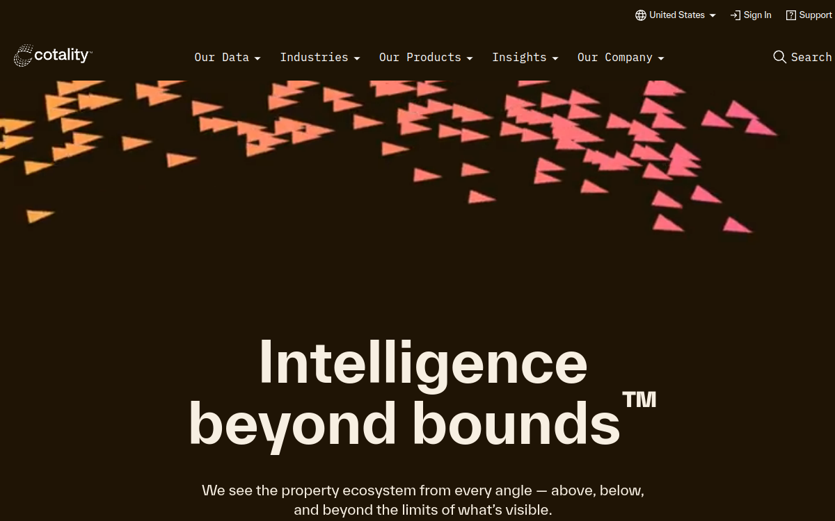 CoreLogic website screenshot