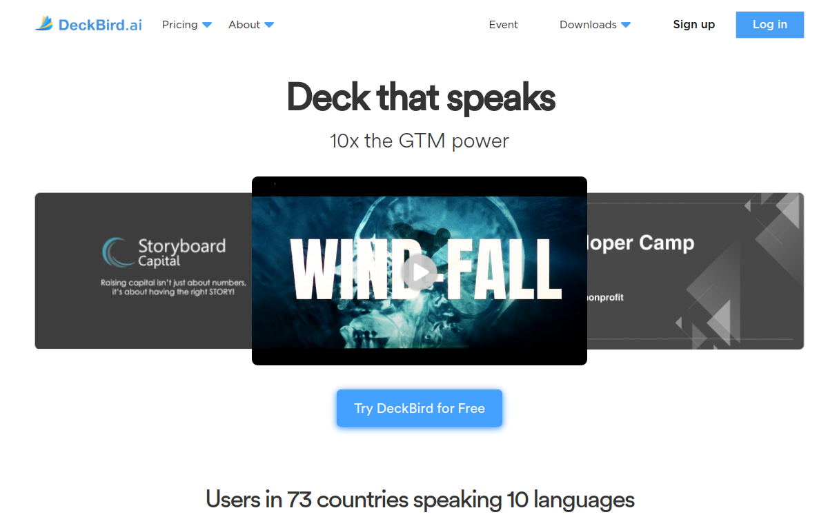 DeckBird.ai screenshot